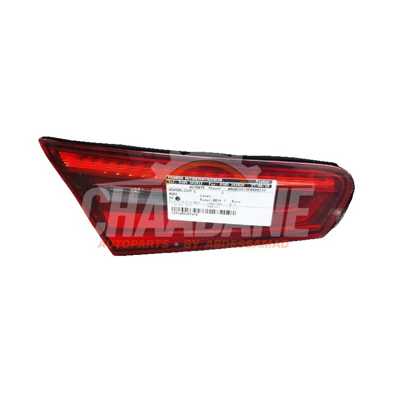 Feu arriere secondaire gauche Audi S3 (8V1/8VK) 2.0 T FSI 16V 2012 / 2017