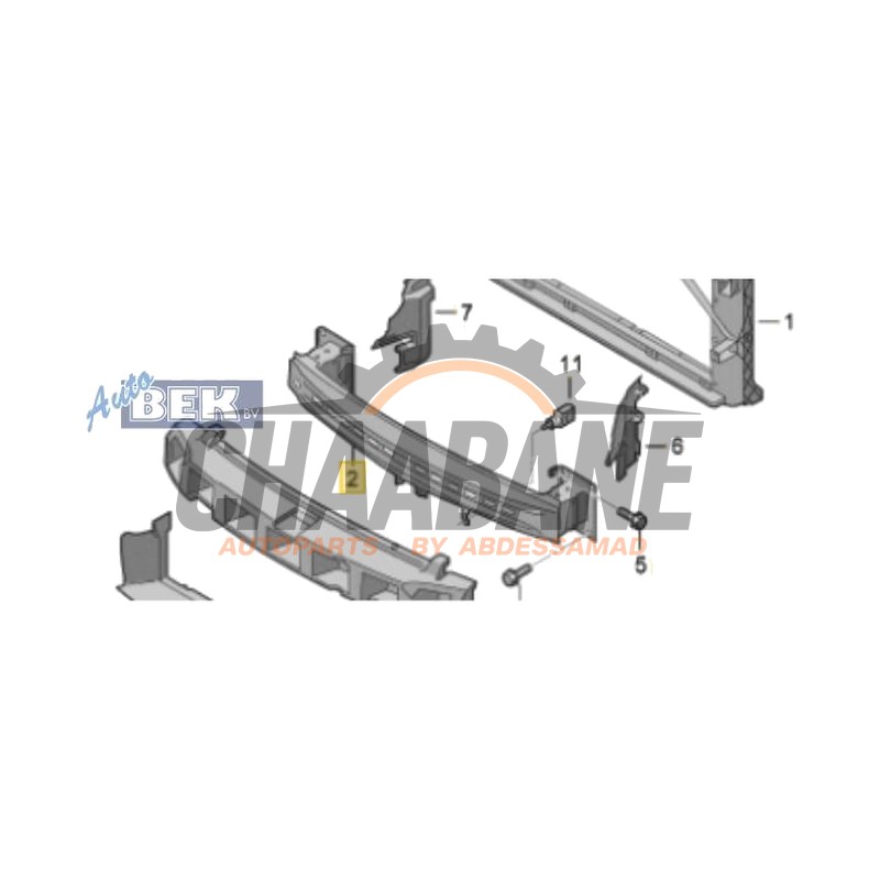 Traverse inferieure Skoda Octavia Combi (5EAC) 1.6 TDI 16V 2012 / 2020
