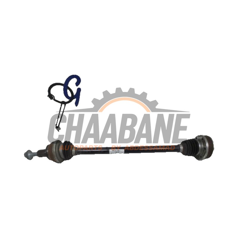 Arbre de transmission arriere droit 5Q0501204C Audi TTS 2014