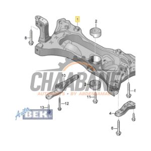 Berceau Skoda Octavia Combi (5EAC) 1.6 TDI 16V 2012 / 2020