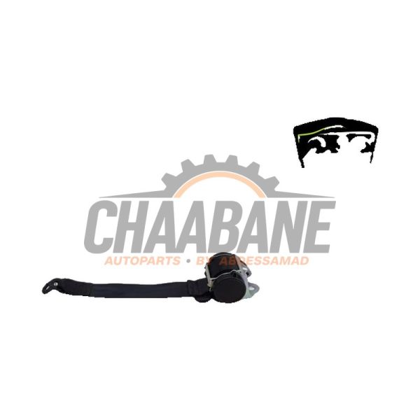 Ceinture de securite arriere droite 621372800D Skoda Rapid 1.2 TSI 2012 / 2022