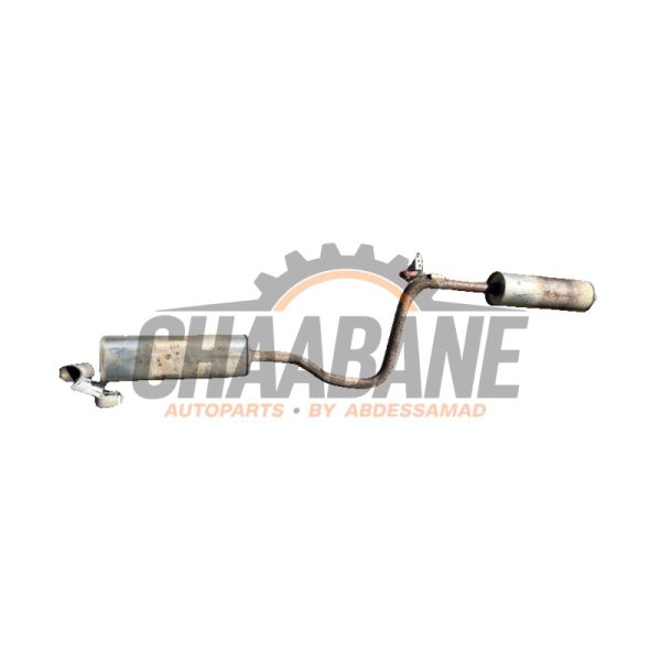 Silencieux arriere (echappement) 2Q0253611N Volkswagen Polo VI (AW1) 1.0 TSI 12V 2017