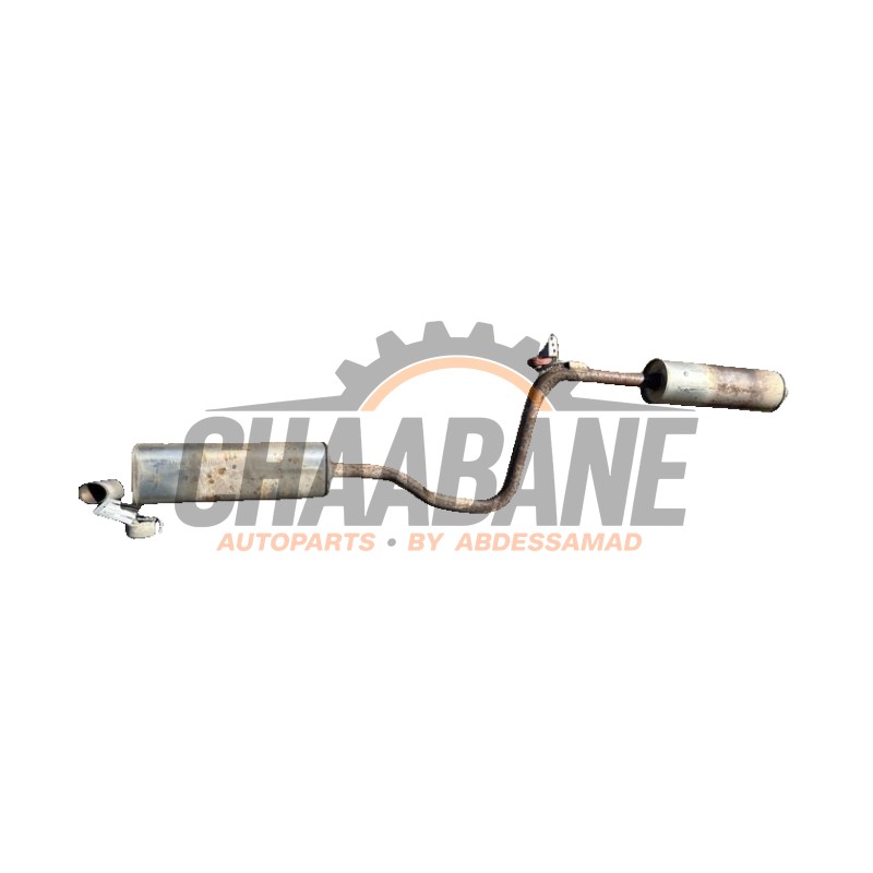 Echappement silencieux arriere+central 2Q0253611N Seat Ibiza V (KJB) 1.0 TSI 12V 2017