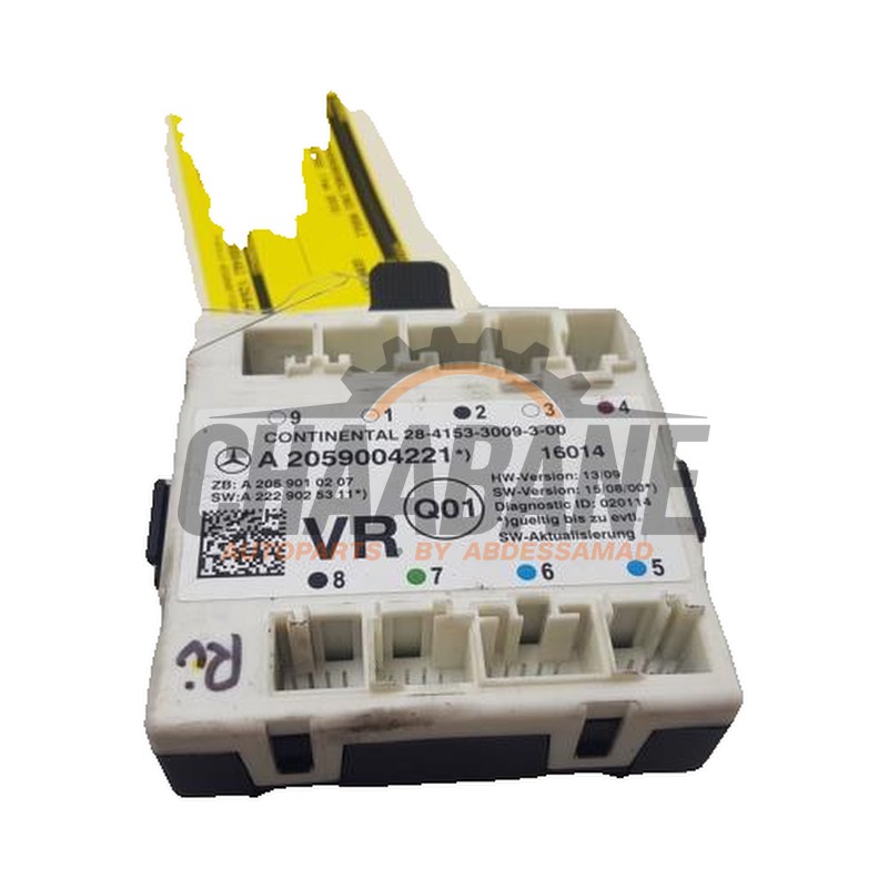 Module verrouillage central des portes A2059004221 Mercedes C-Klasse AMG (W205) C-63 S,Edition 1 AMG 4.0 V8 Biturbo
