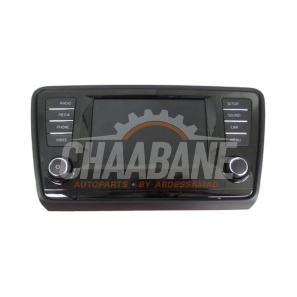 Panneau commande radio 5E0919605H Skoda Octavia Combi (5EAC) 2.0 TDI GreenTec 16V 2012 / 2020