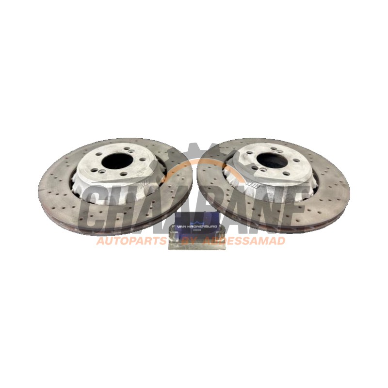 Disque de frein arriere 2284811 BMW M4 (F82) M4 3.0 24V Turbo Competition Package 2014 / 2020