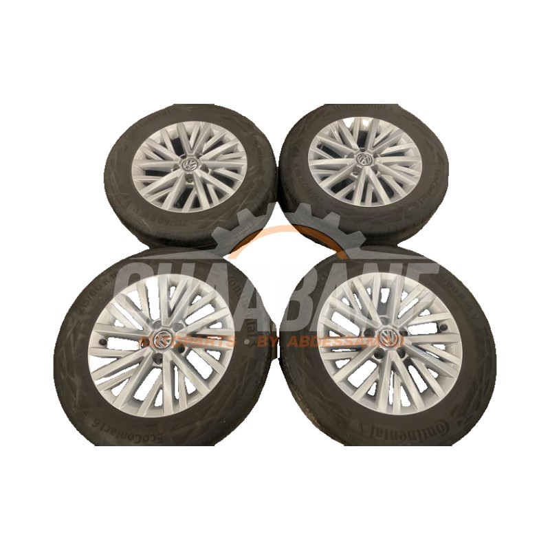 Kit jantes + pneumatiques 2GA601025AA8Z8 Volkswagen T-Roc I 1.0 TSI 12V 2017