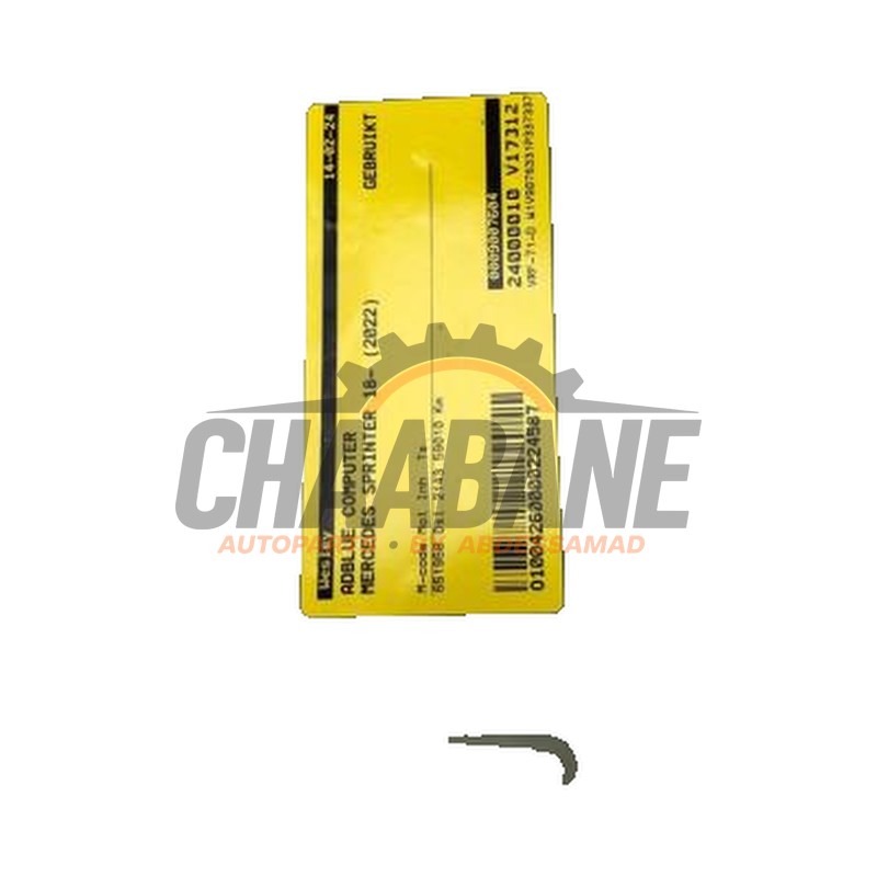 Ordinateur Adblue 0009007604 Mercedes Sprinter 3,5t (907.6/910.6) 311 CDI 2.1 D RWD