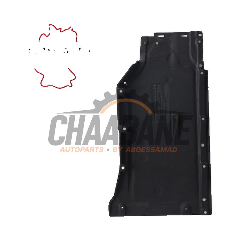 Plaque de protection sol 8W6825208 Audi A5 Sportback (F5A/F5F) 1.4 TFSI 16V 2016