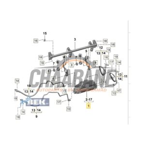 Ordinateur barre stabilisatrice 9J1145209F Porsche Taycan (Y1A) 4S 105 kWh 2019
