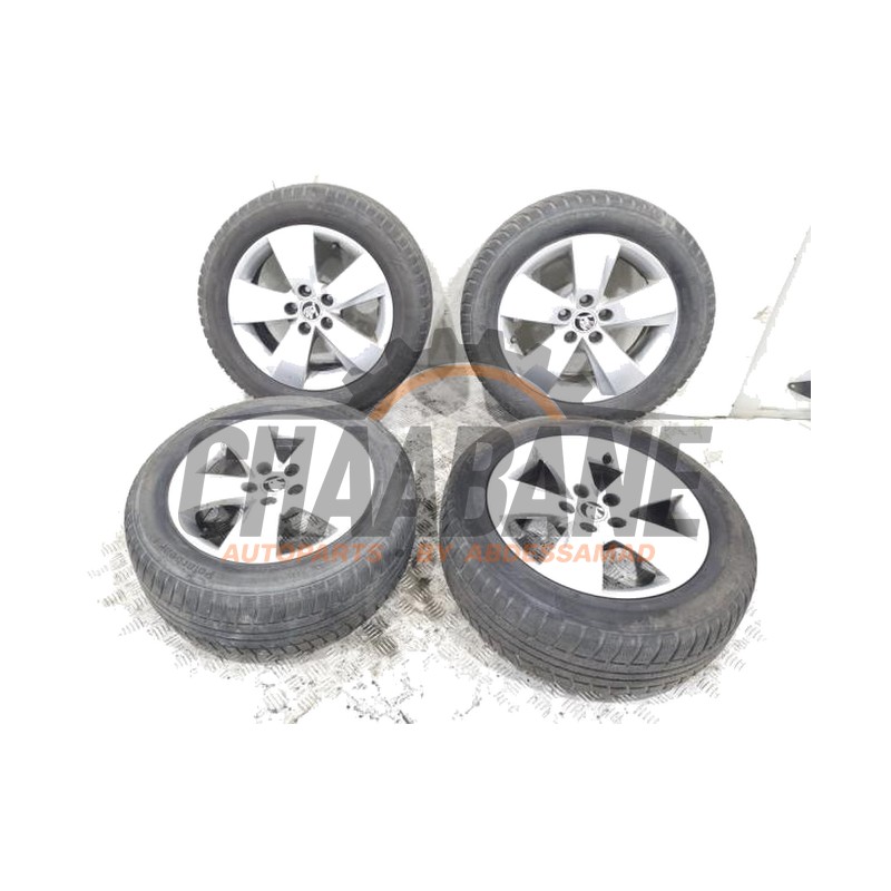 Kit jantes + pneumatiques 6V0601025L Skoda Fabia III Combi (NJ5) 2014 / 2022