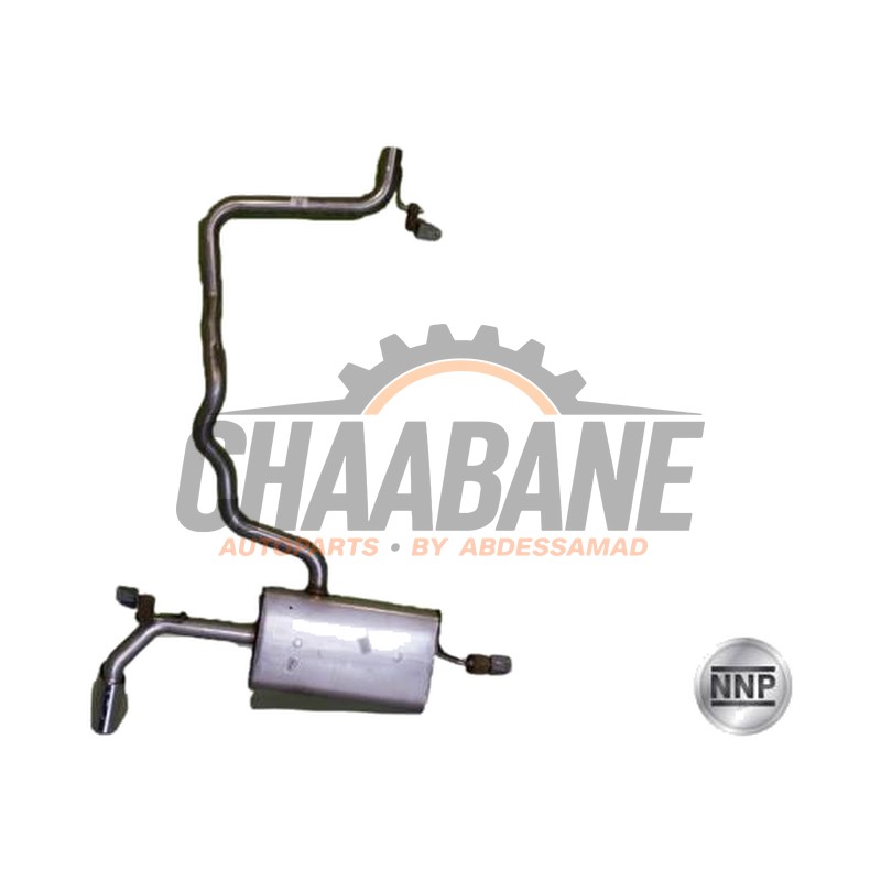 Echappement silencieux arriere 81A253181AF Audi Q2 (GAB/GAG) 2016