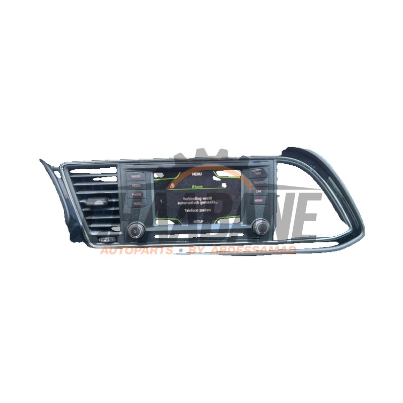 Affichage navigation 5F0919603A Seat Leon ST (5FF) 1.6 TDI Ecomotive 16V 2012 / 2020