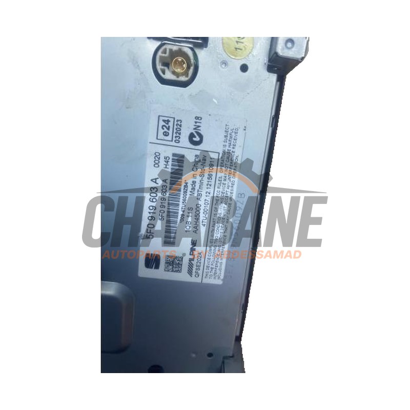 Affichage navigation 5F0919603A Seat Leon (5FB) 1.2 TSI Ecomotive 16V 2012 / 2020