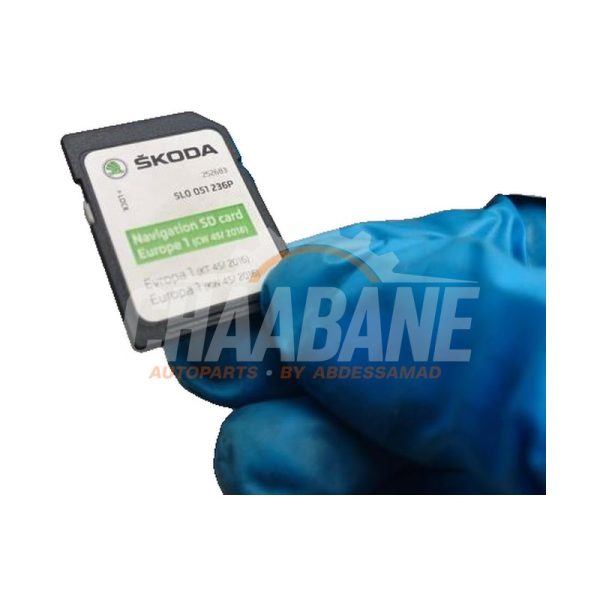Navigation carte SD 5L0051236P Skoda Octavia Combi (5EAC) 1.4 TSI 16V G-TEC 2012 / 2020
