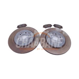 Disque + plaquette de frein arriere A2974230500 Mercedes EQE (V295) 300 89/90 kWh