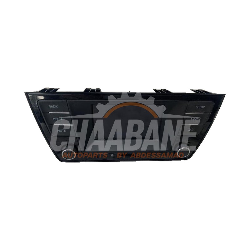 Display unite de controle multi media 6V0035867 Skoda Fabia III (NJ3) 1.4 TDI 12V 90 2014 / 2021