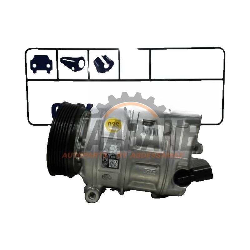 Compresseur de clim 7LA816803A Volkswagen Transporter T6 2.0 TDI 204 4Motion 2015 / 2024