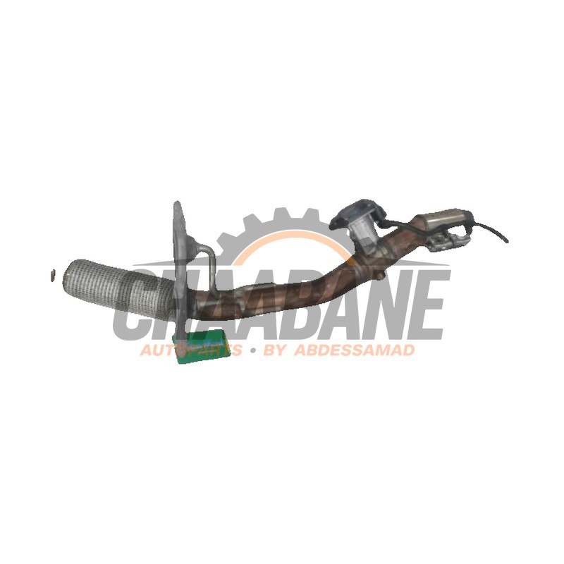 Echappement silencieux avant 5Q0253691J Audi Q2 (GAB/GAG) 1.6 30 TDI 16V 2016