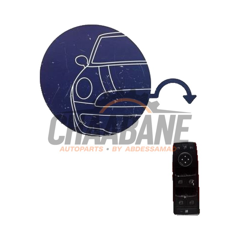Commutateur vitre electrique A1669054400 Mercedes CLA (117.3) 2.2 CLA-220 CDI, 220 d 16V