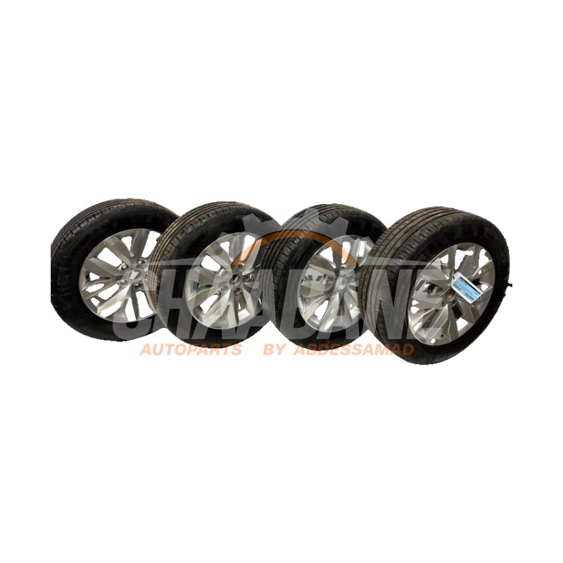 Jeu de jantes sport + pneus 5TA601025A Volkswagen Touran (5T1) 1.2 TSI 2015