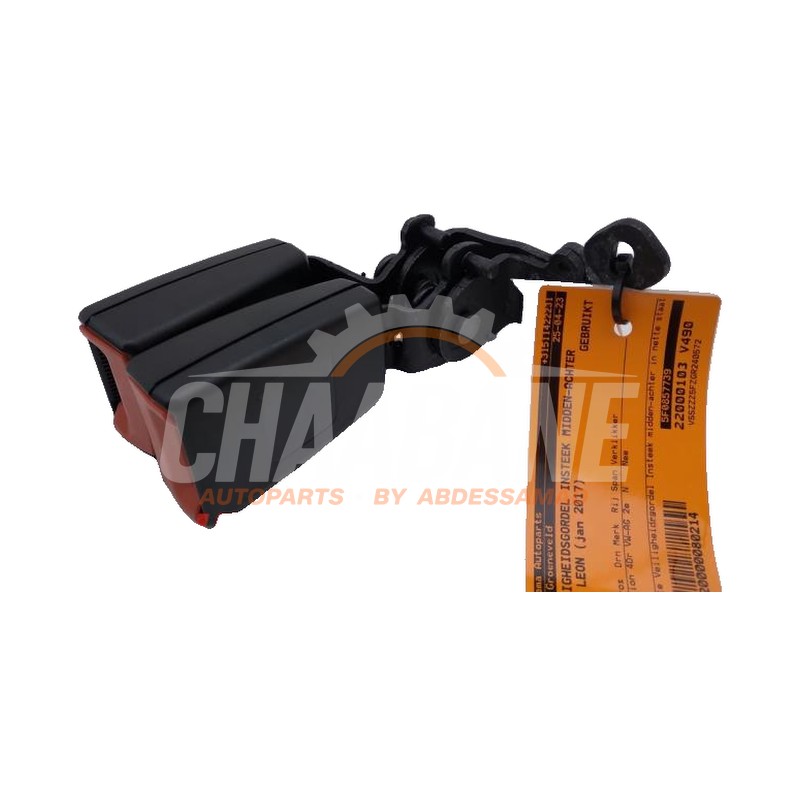 Insertion ceinture de securite arriere centre 5F0857739 Seat Leon ST (5FF) 1.4 TSI 16V 2012 / 2020