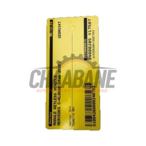 Module vehicule sans cles 2229009915 Mercedes C Estate (S205) C-300 2.0 Turbo 16V EQ Boost 4-Matic
