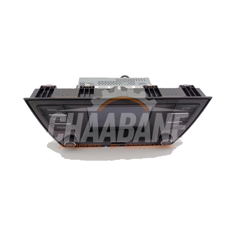 Display unite de controle multi media 6V0035871D Skoda Fabia III Combi (NJ5) 1.2 TSI 16V Greentech 2014 / 2022