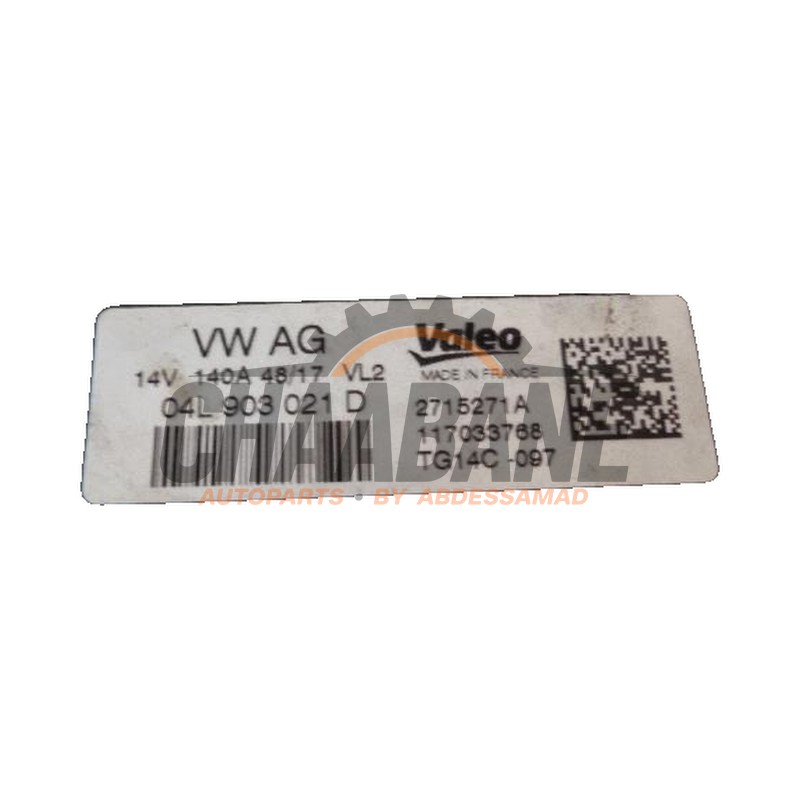 Dynamo Skoda Octavia Combi (5EAC) 1.6 TDI 16V 2012 / 2020