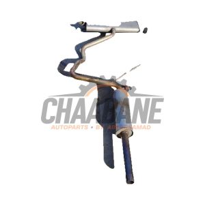 Echappement silencieux arriere+central 5Q6253611AR Volkswagen T-Roc I 1.0 TSI 12V BlueMotion 2017