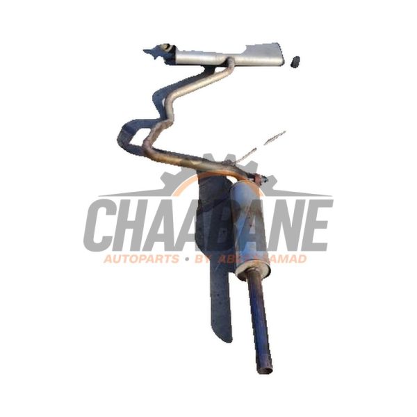 Echappement silencieux arriere+central 5Q6253611AR Volkswagen T-Roc I 1.0 TSI 12V BlueMotion 2017