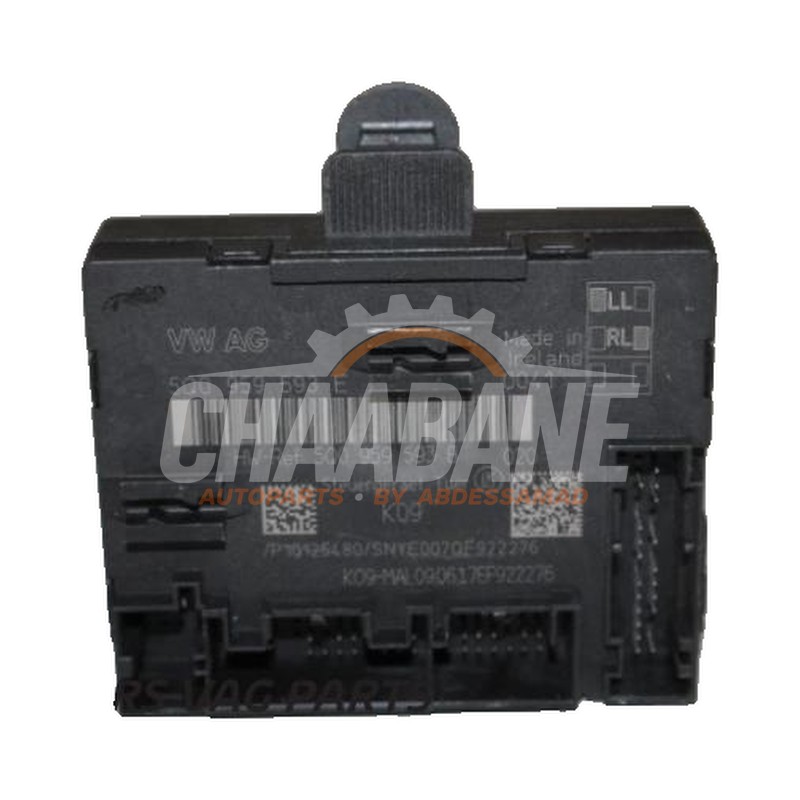 Module verrouillage central des portes 5Q0959593E Audi S3 Limousine (8VM/8VS) 2.0 T FSI 16V 2013 / 2020