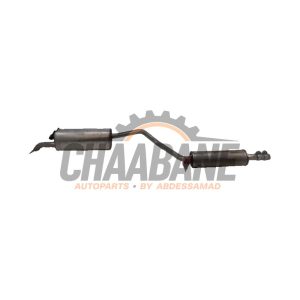 Echappement silencieux arriere 6C0253611AD Skoda Fabia III (NJ3) 1.0 TSI 12V 2014 / 2021
