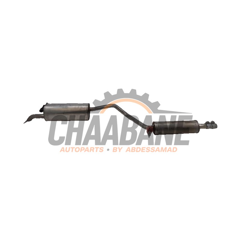 Silencieux arriere (echappement) 6C0253611AD Skoda Fabia III (NJ3) 1.0 TSI 12V 2014 / 2021