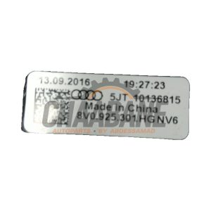 Bouton de warning 8V0925301HGNV6 Audi S3 2012 / 2020