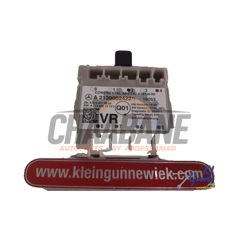 Module verrouillage central des portes A2139002422 Mercedes E-Klasse