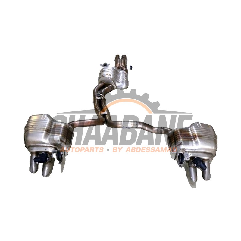 Echappement silencieux arriere+central 4N0253409F Audi A8 (D5) 4.0 V8 32V 60 TFSI Mild Hybrid Quattro 2017
