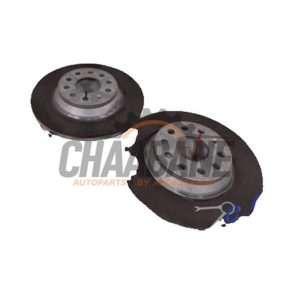 Disque + plaquette de frein arriere 5QN615601 Volkswagen Tiguan Allspace 2016