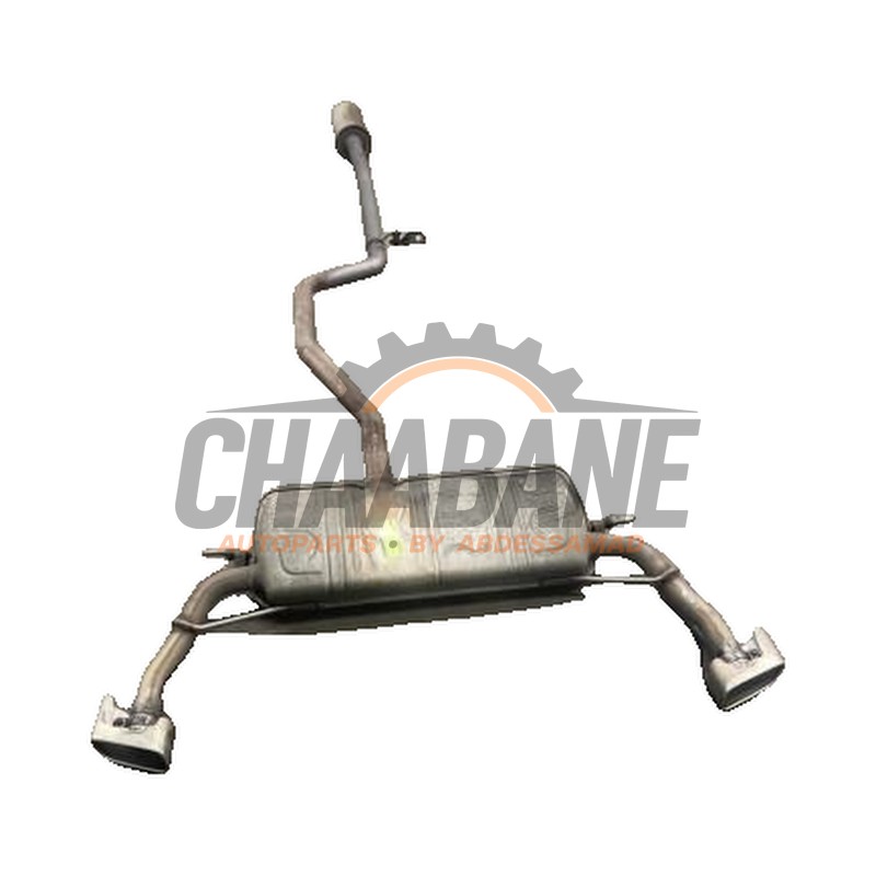 Echappement silencieux arriere+central A2464910400 Mercedes CLA (117.3) 1.6 CLA-200 16V