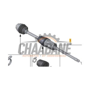 Cardan droit (transmission) 31608687782 BMW X3 (G01) xDrive 20d 2.0 TwinPower 16V Mild Hybrid 2017