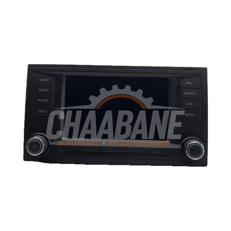 Display Multimedia unite de reglage 5F0919603A Seat Leon (5FB) 2.0 TSI Cupra 280 16V 2012 / 2020