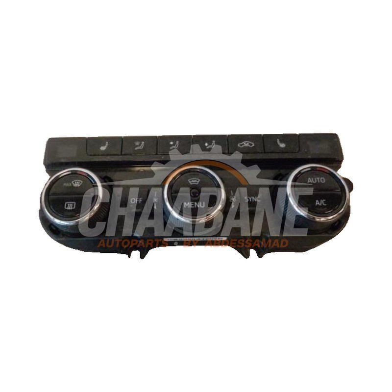 Panneau de commande clim 5E0907044AS Skoda Octavia Combi (5EAC) 1.4 TSI 16V G-TEC 2012 / 2020