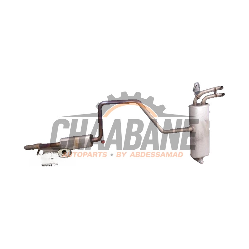 Echappement silencieux arriere+central 5QF253611H Skoda Kodiaq 1.4 TSI 16V 2016
