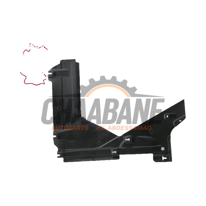 Plaque de protection sol 8W8825215 Audi A5 Sportback (F5A/F5F) 1.4 TFSI 16V 2016