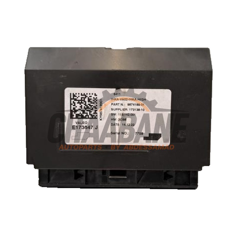Module climatronic 64119874189 BMW X2 (F39) sDrive 18i 1.5 12V TwinPower Turbo 2017 / 2023