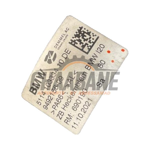 Embleme 51149492156 BMW iX (I20) xDrive40 77 kWh 2021