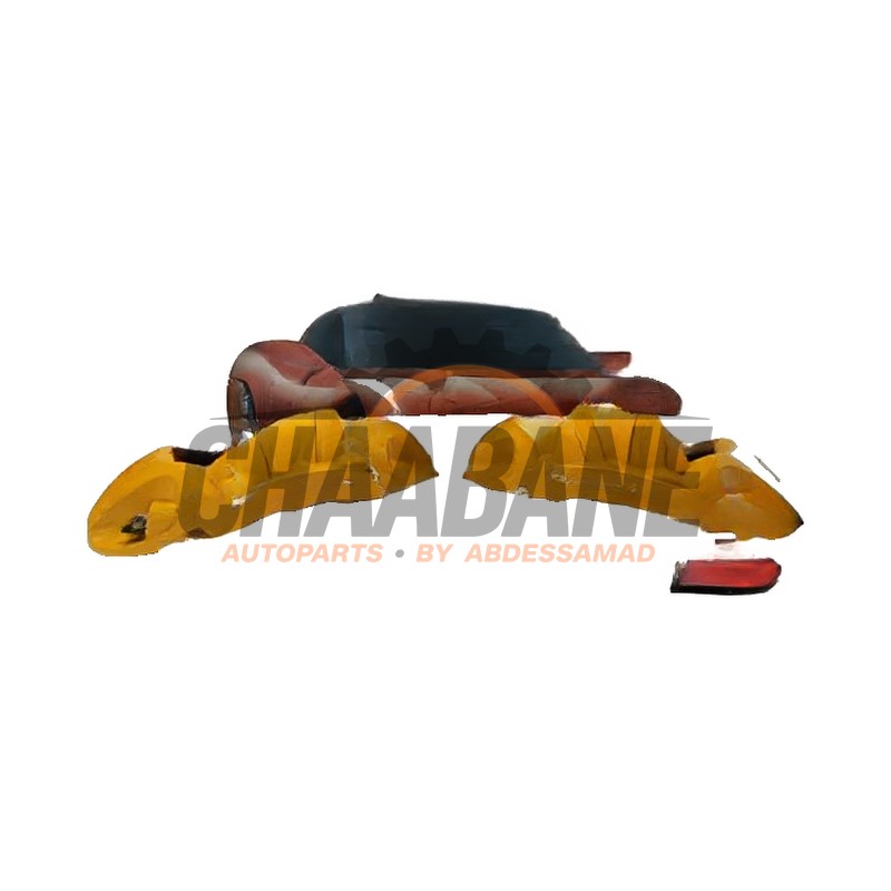 Ensemble detrier de frein 20B91237 Porsche 718 Cayman (982) 4.0 GT4 2016