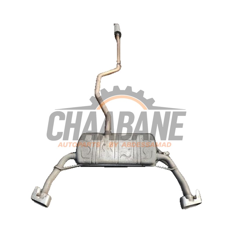 Echappement silencieux arriere+central A2464910400 Mercedes CLA (117.3) 1.6 CLA-180 16V