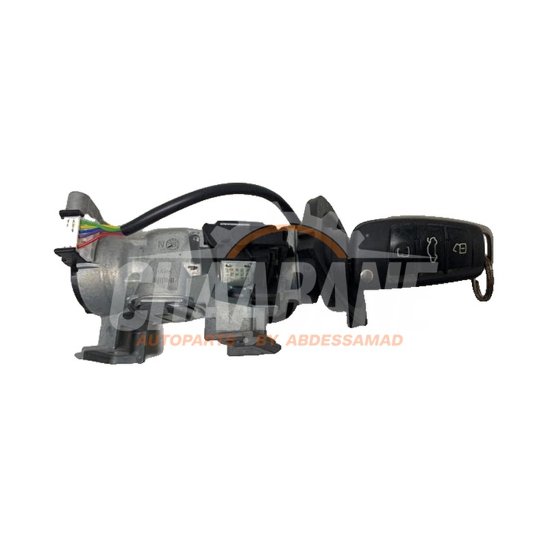 Serrure de contact + cle 1K0905851B Audi A3 Sportback (8VA/8VF) 2.0 TFSI Ultra 16V Quattro 2012 / 2020
