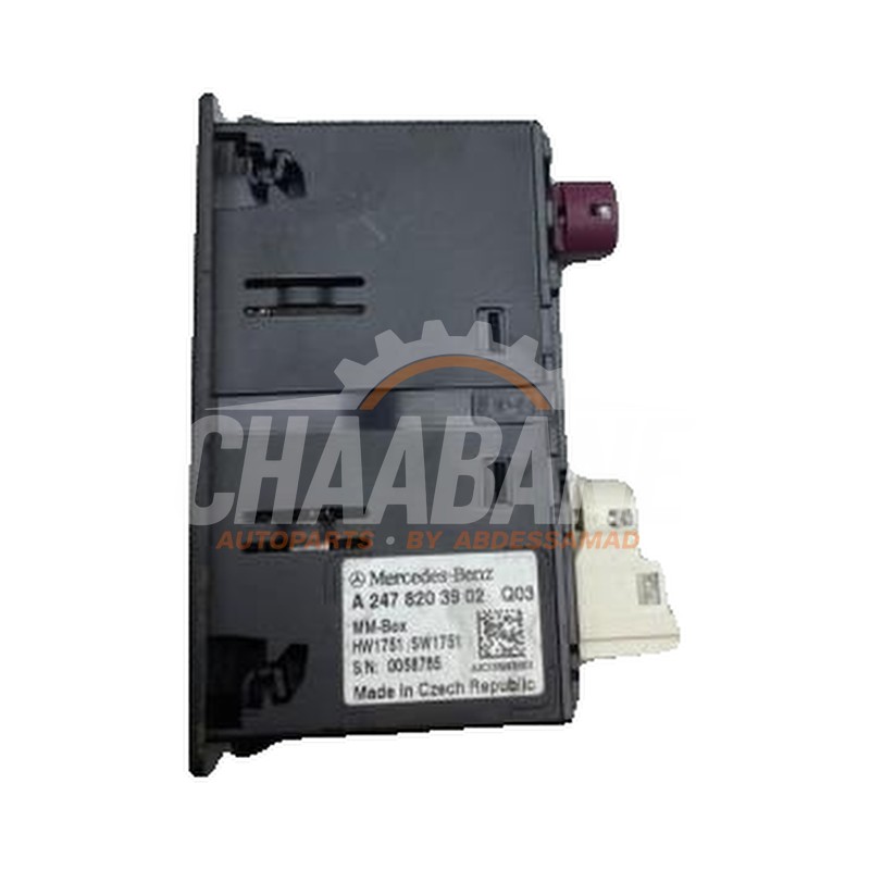 Connexion USB A2478203902 Mercedes A (177.0) 1.3 A-160 Turbo 16V